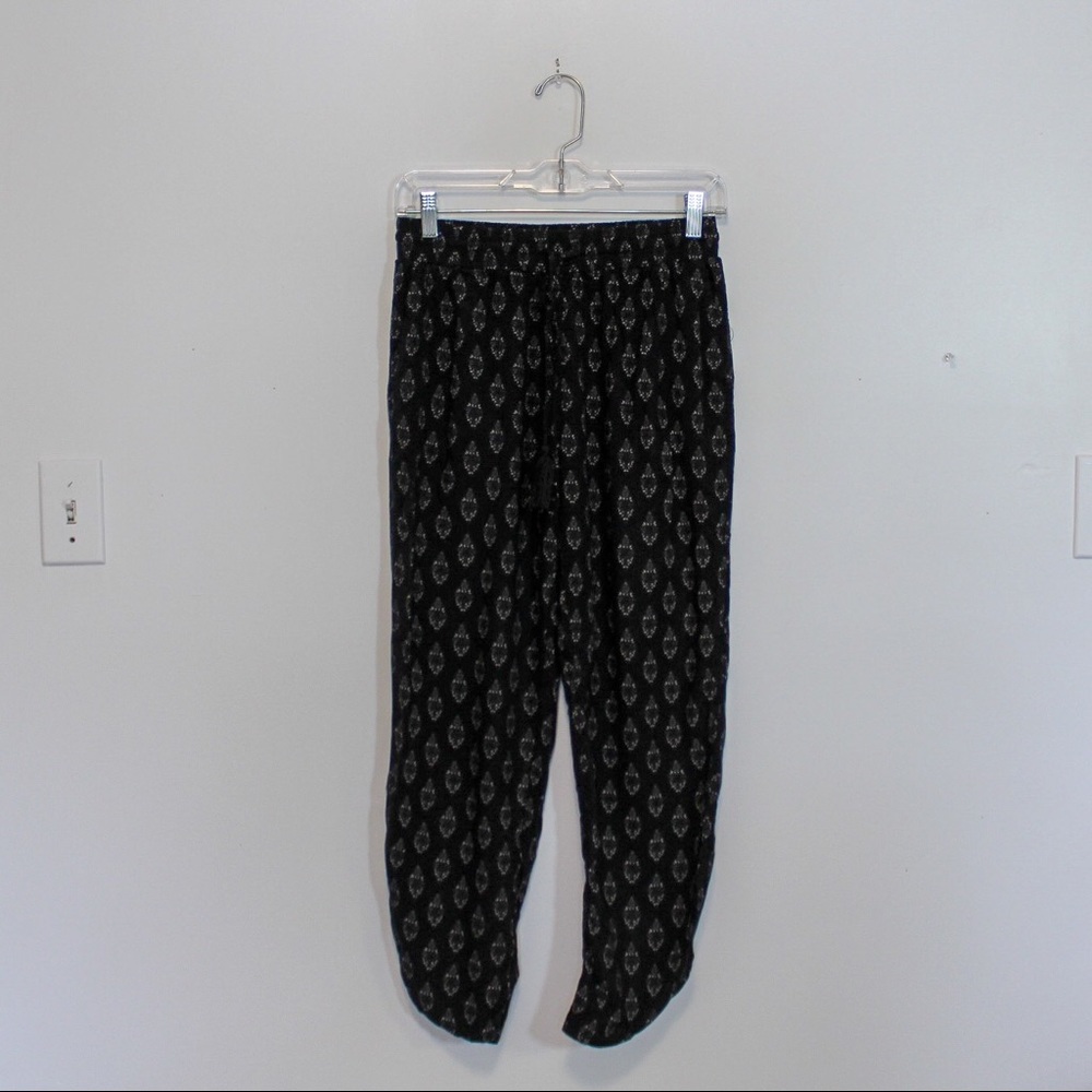 Free People Like Boho Blue Palazzo Capris